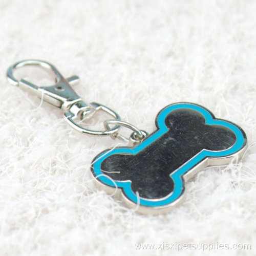 Etched Stainless Steel Pet ID Tag for Dog